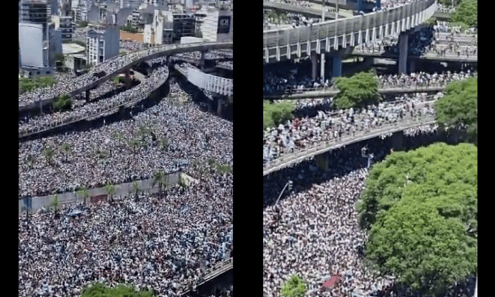 argentina world cup victory celebration