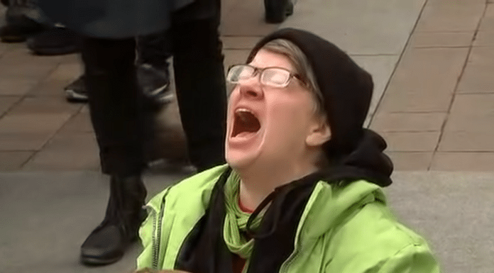 Twitter Users Think “Beto” Would Have Stopped Power Lines from Being Damaged by the 2023 Winter Storm woman screaming